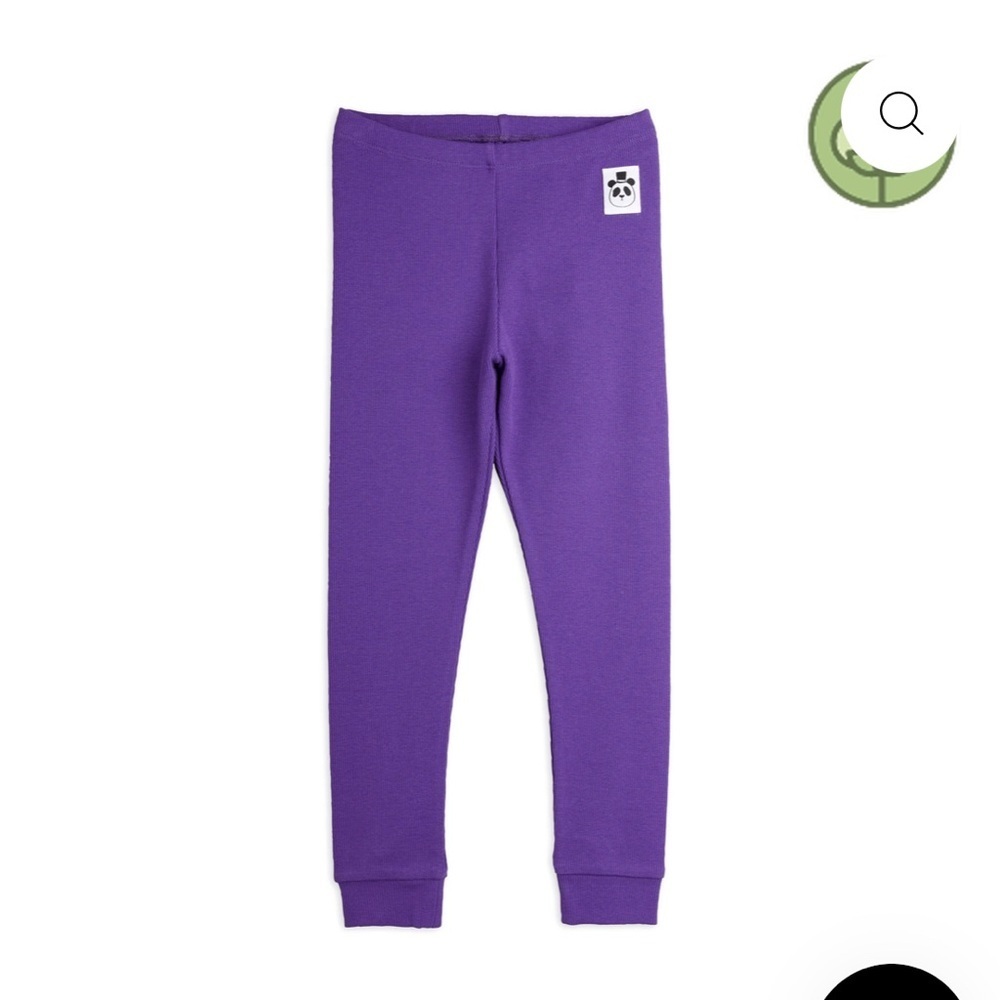 Mini Rodini Vibrant Purple Kids Leggings